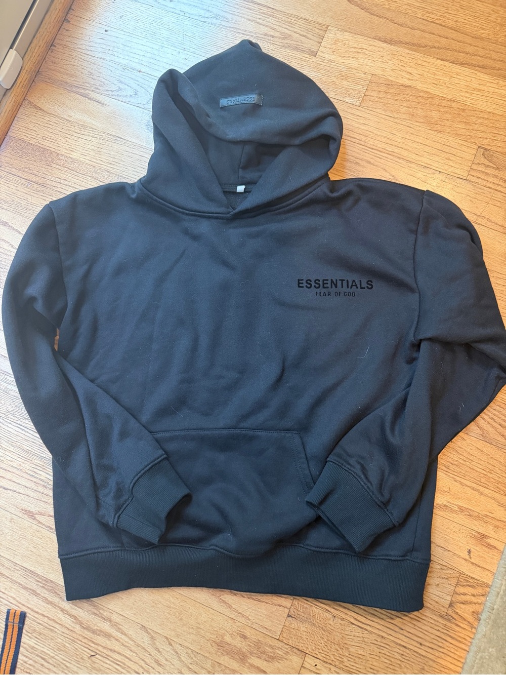 Fear of God Essentials Men’s Black Hoodie size L